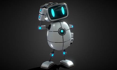 Robot Intelligent Robot Mecha Man Science Fiction Robot Monitoring Robot Cyberpunk Robot 3d model