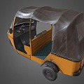 Tricycle Motorcycle 3d model