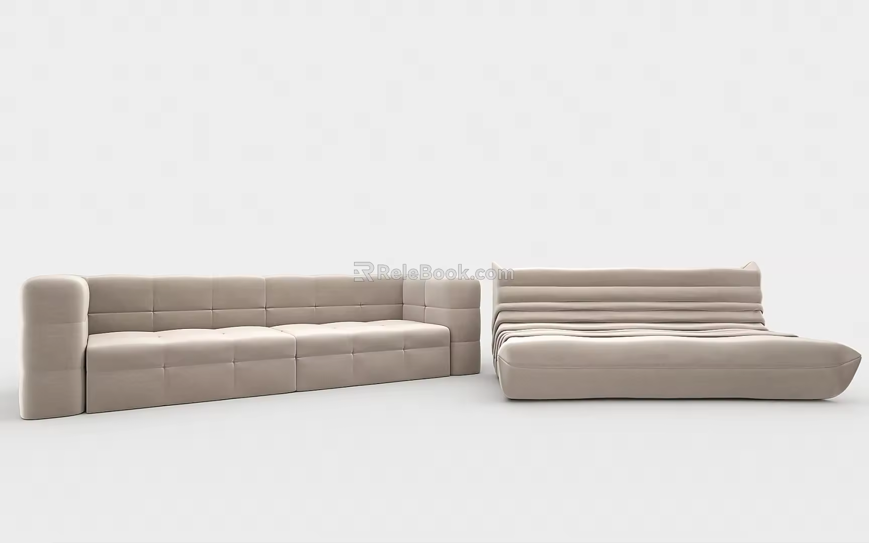 Modern Multiplayer Sofa 3d model