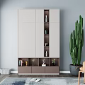 Modern Locker Cabinet 3d model