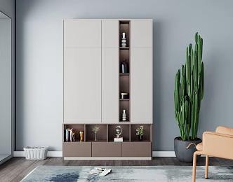 Modern Locker Cabinet 3d model