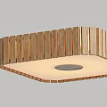 Japanese ceiling lamp wood grain ceiling lamp 3d model