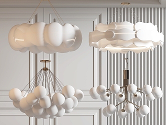 French Chandelier Cream Chandelier Living Room Chandelier Dining Room Chandelier Bedroom Chandelier 3d model