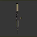Modern Tactical Rifle With Black And Tan Color Ergonomic Grip And Rail System