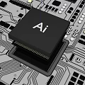 E-commerce chip AiCPU smart chip circuit board circuit board explosion diagram circuit technology chip electrical appliance computer intelligent equipment 3d model