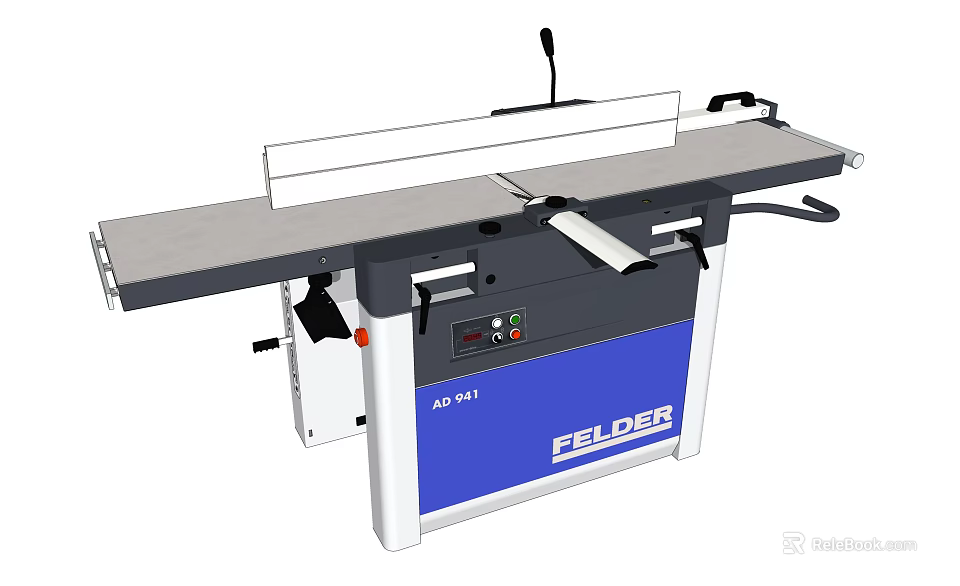 FELDER AU 941 Industrial Woodworking Machine With Workbench And Control Panel For Precision Woodwork 3d model 