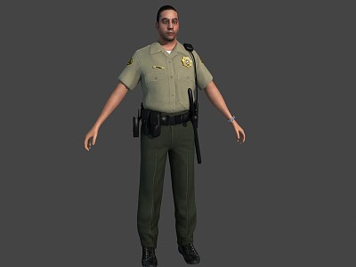 Modern Man American Police model