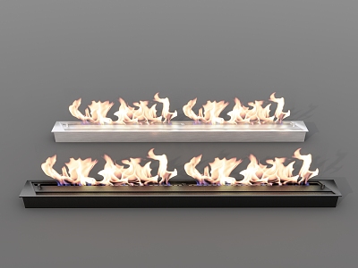 modern fireplace flame decoration model