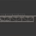 Industrial Metal Platform Equipment With L shaped Structure Anti slip Surface And Railings