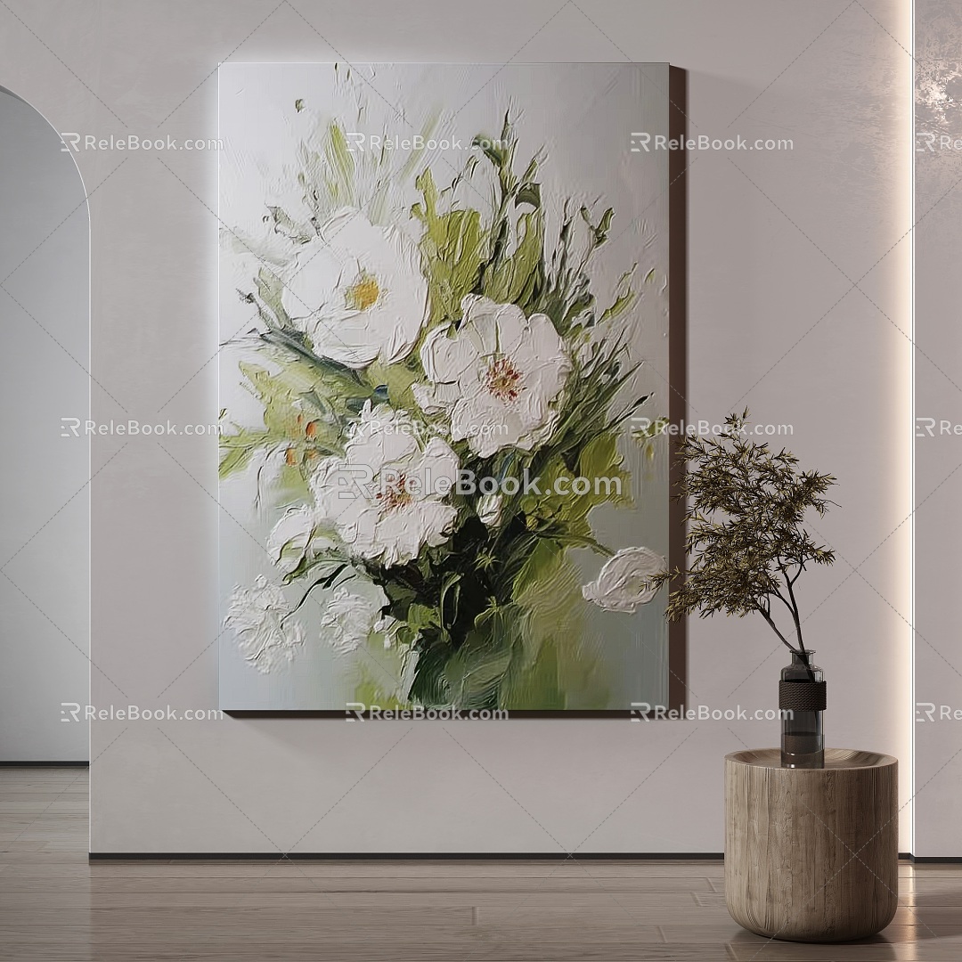 modern decorative painting 3d model