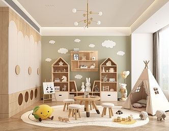 Children's Toy Room Modern Toy Room 3d model