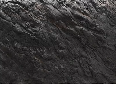 Dark Rough Textured Background Wall with Natural Decorative Surface for Home Interior 3d model