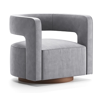 Modern Single Sofa Simple Single Casual Sofa 3d model