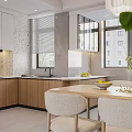 Modern Living and Dining Room Interior With Sofa Coffee Table And Pendant Light