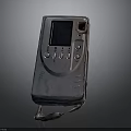 Portable Handheld Electronic Device With Digital Display And Control Buttons