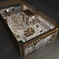 Elegant Lingerie Clothing Store Interior With Neatly Arranged Displays Shelves And Mannequins