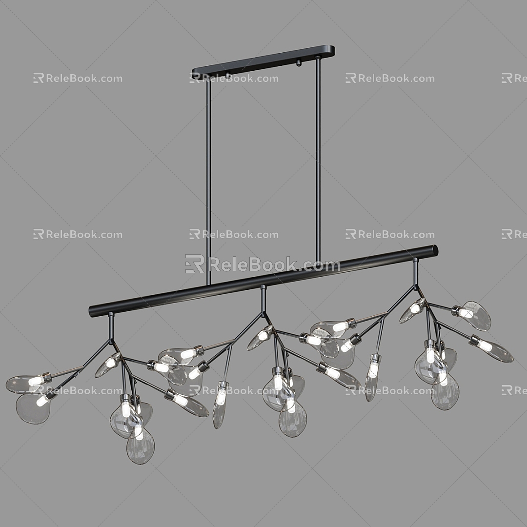 Modern Minimalist Chandelier Chandelier Simple Chandelier Dining Room Chandelier Living Room Chandelier 3d model