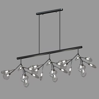 Modern Minimalist Chandelier Simple Chandelier Dining Room Chandelier Living Room Chandelier 3d model