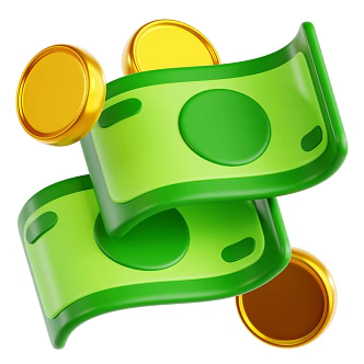 Modern Coin Gold Currency Cartoon Coin 3d model