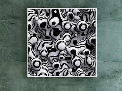 Modern abstract painting simple black and white living room abstract decorative painting model