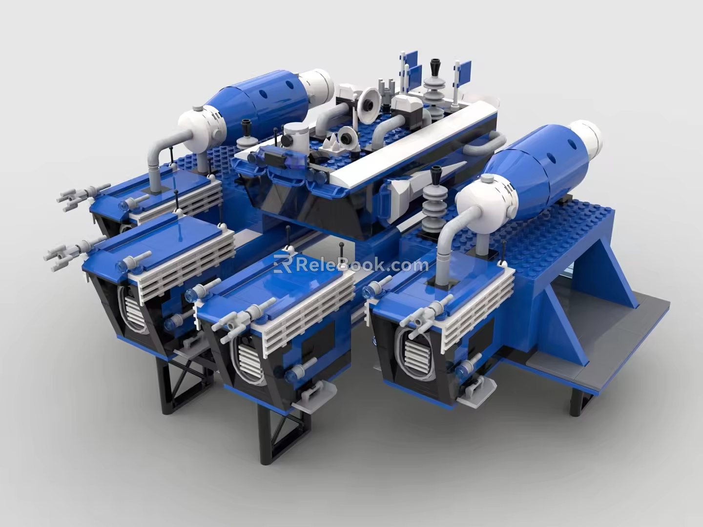 LEGO toy blocks factory of the future 3d model