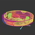 Smart Computer Controlled Robotic Vacuum Cleaner With Modern Circular Design And Automatic Cleaning