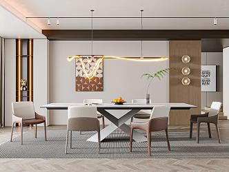 Modern Restaurant 3d model
