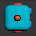 Robot Robot Assistant Small Robot Robot Butler Robot Butler Figure Game Figure 3d model