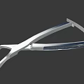 Medical Instrument Stainless Steel Surgical Forceps With Blue Accents And Ergonomic Grip For Medical Procedures