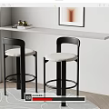 Bar Chair Bar Stool High Stool 3d model