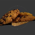 Delicious Homemade Chocolate Chip Cookies With Oatmeal And Freshly Baked Goodness