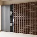 Middle Style Bookcase 3d model