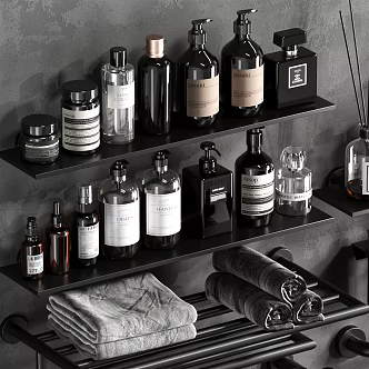 Modern toiletries 3d model