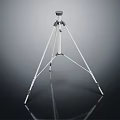 Stable White Commercial Tripod Equipment With Three Legs And Durable Support Design