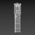 Industrial Roller Conveyor Equipment With Metal Frame And Material Handling Platform