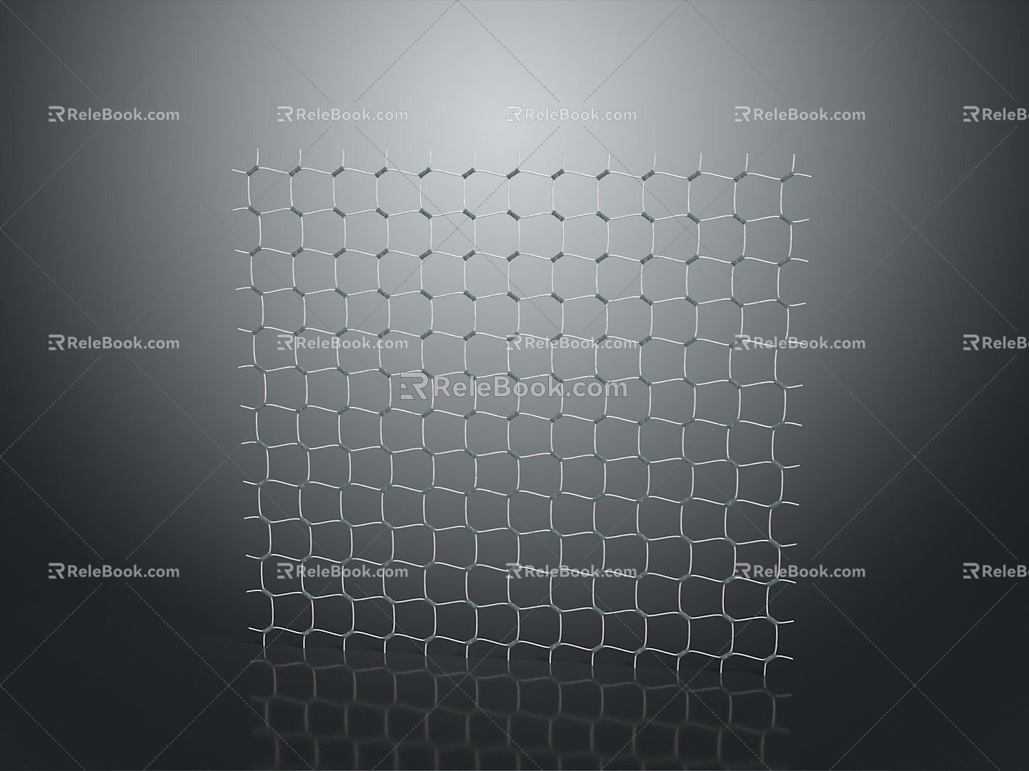 Modern steel wire mesh rigid mesh anti-wear mesh protective mesh 3d model