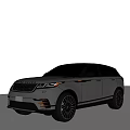 Gray Modern SUV Featuring Sleek Exterior Design Alloy Wheels And Bold Front Grille