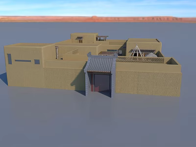 New Chinese Homestay 3d model