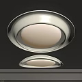 Minimalist Modern Ceiling Light With Circular Design And Soft Warm Glow 3d model