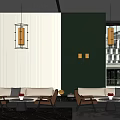 Reception Rest Area Negotiation Area 3d model