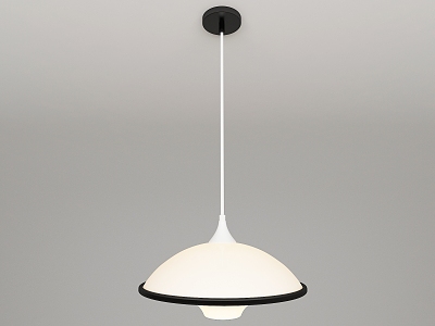 Modern minimalist chandelier 3d model