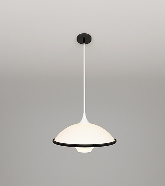 Modern minimalist chandelier 3d model