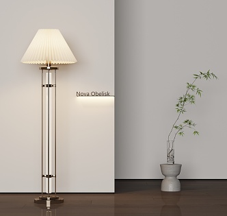 Modern floor lamp 3d model