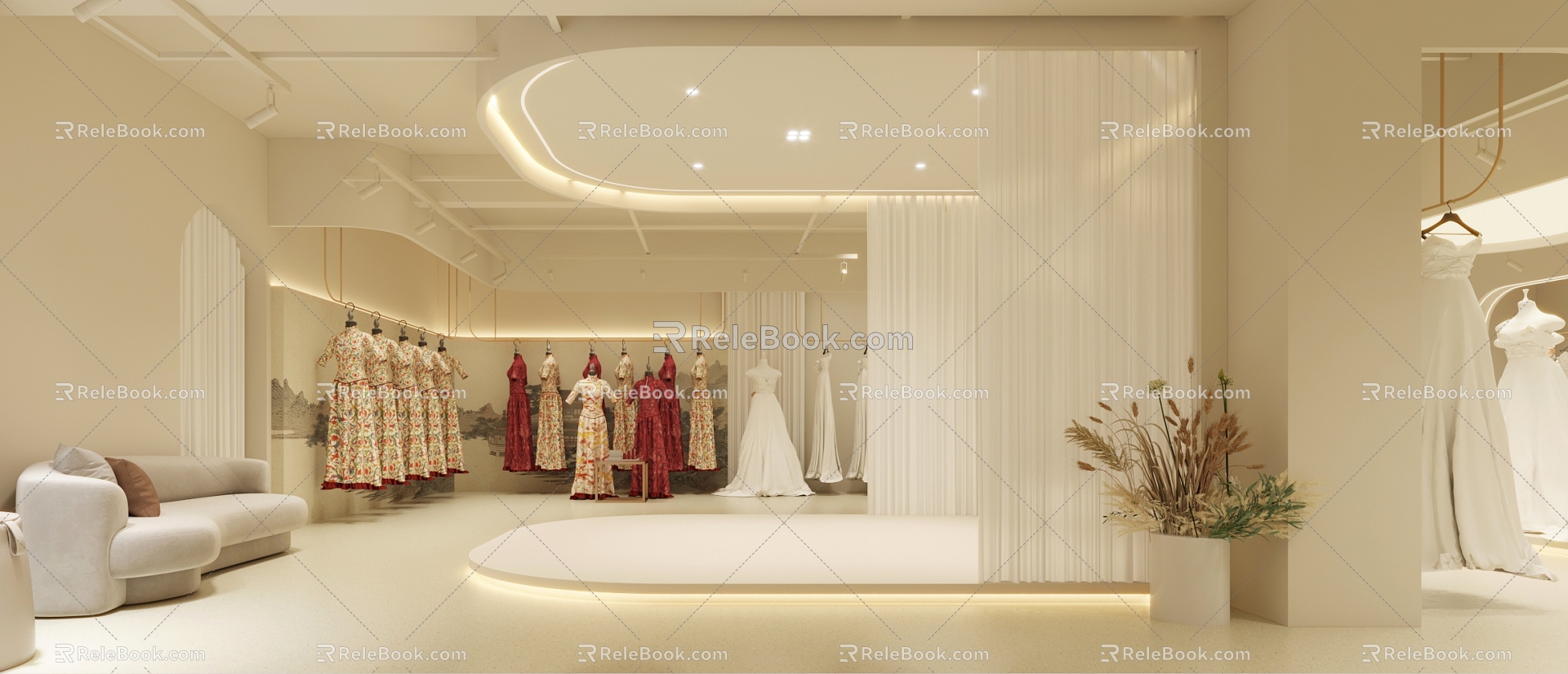 Bridal Shop 3d model