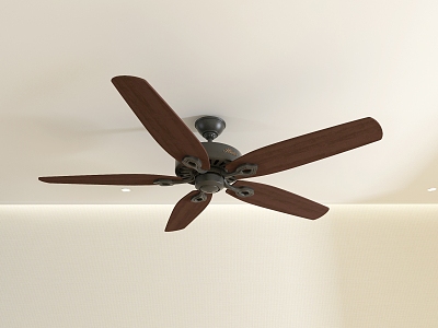 Modern ceiling fan modern ceiling fan 3d model