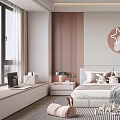 Modern Cozy Kids Bedroom Interior With Toys And Decor
