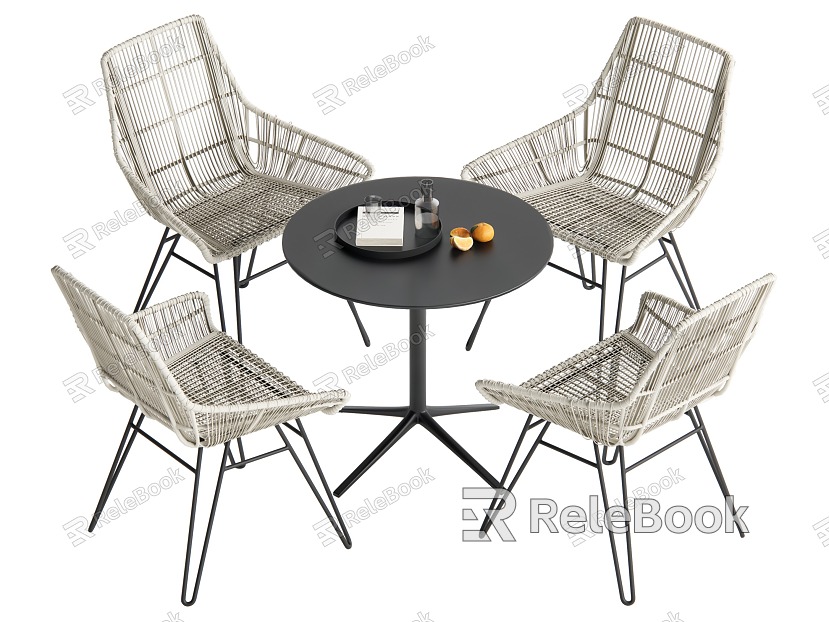 Modern leisure tables and chairs model