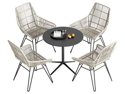 Modern leisure tables and chairs model