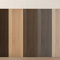 Various Wood Grain Wall Panels in Different Colors for Interior Design Samples 3d model
