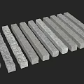 Damaged stone column Damaged ball Damaged cement column Old column Cement column Cement column Concrete column Cement component 3d model